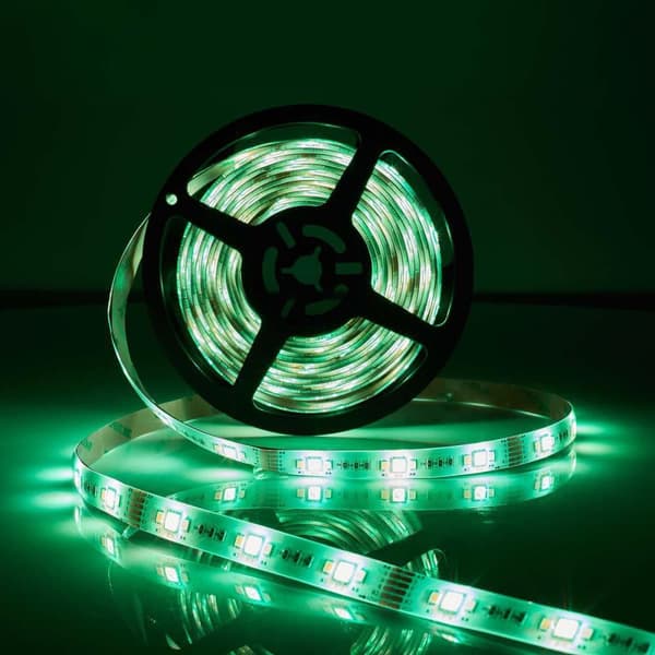 LED strip, multifarvet + hvid, 5 mtr.