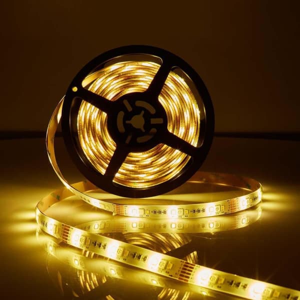 LED strip, multifarvet + hvid, 5 mtr.