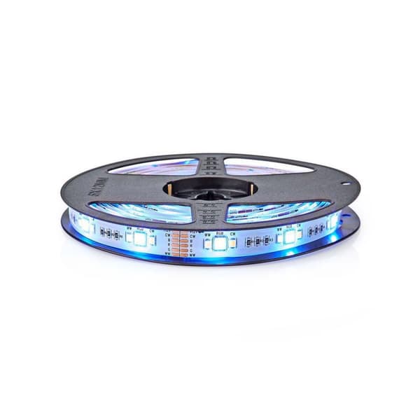 LED strip, multifarvet + hvid, 5 mtr.