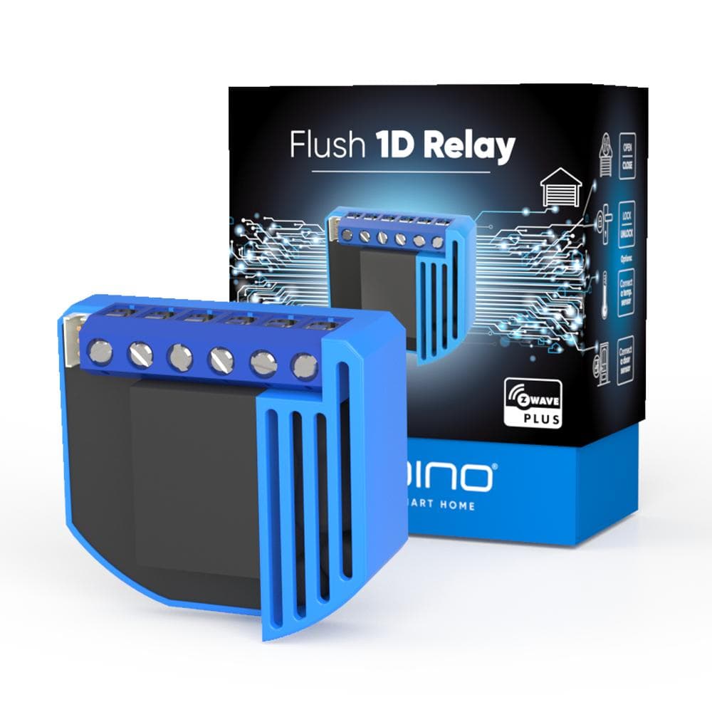 Inbyggnadsrelä (Potentialfri utgång) - Flush 1D Relay
