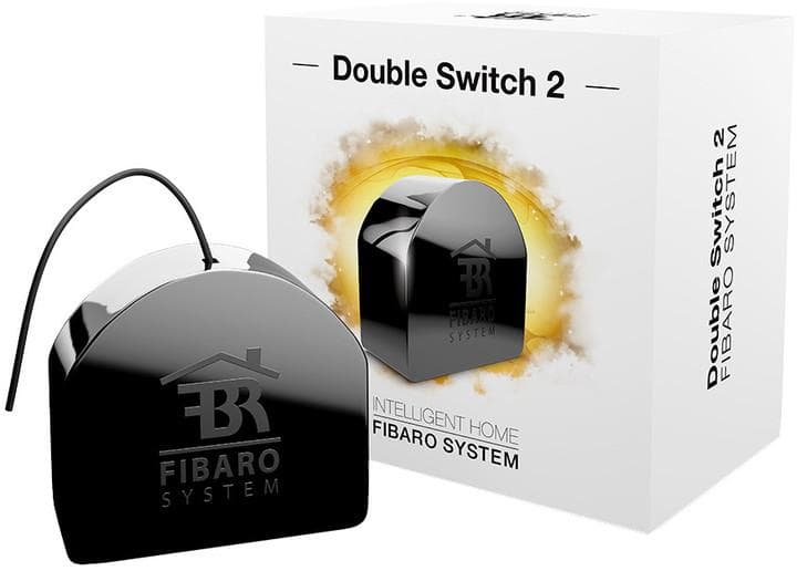 Inbyggnadsrelä med 2 kanaler - Double Switch 2 (2x1,15kW)