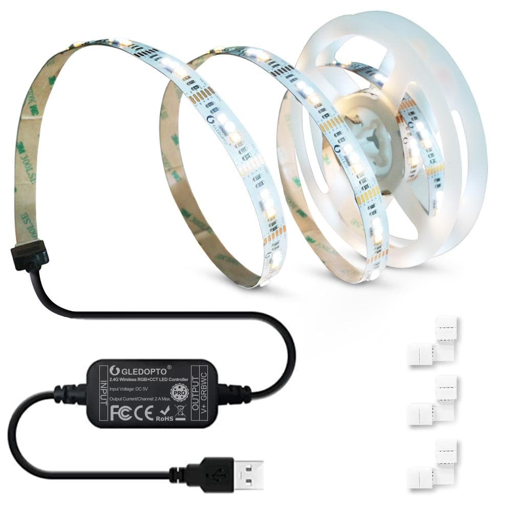 Ljusslinga för inomhusbruk - RGB-CCT - 2m - ZigBee - Gledopto