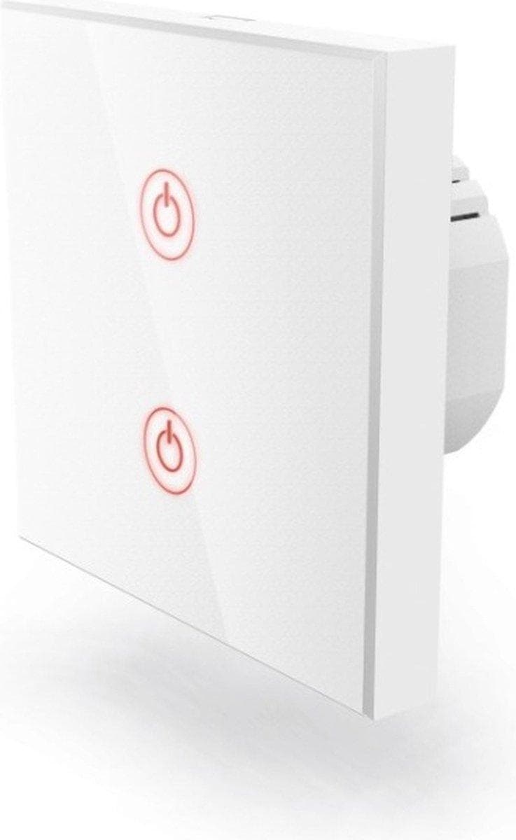 Hama Wifi touch väggbrytare - Switch - Infälld - Vit