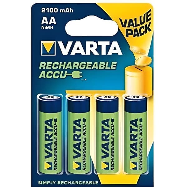 Batterier uppladdningsbara R06 AA - VARTA - 56616 - 2100mAh - 1,2V - NiMh