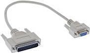 INLINE - Seriel adapter - DB-25 (M) til DB-9 (W) - 33 cm