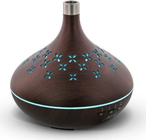 InLine® SmartHome ultraääni-aromidiffuusori, ilmankostutin, ympäristön valo, yhteensopiva Google Homen ja Amazon Alexan kanssa (40154) Ruskea