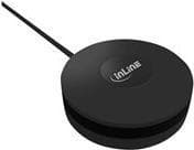 INLINE SmartHome IR kontrolcenter - central kontrol - trådløs - 802.11b/g/n, infrarød - 36 - 56 Khz - sort Sort