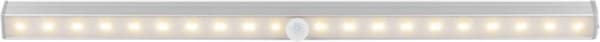 LED batteri undermonterad lampa - Med rörelsedetektor - 2,2W - Varmvit - 33 centimeter - skåpbelysning
