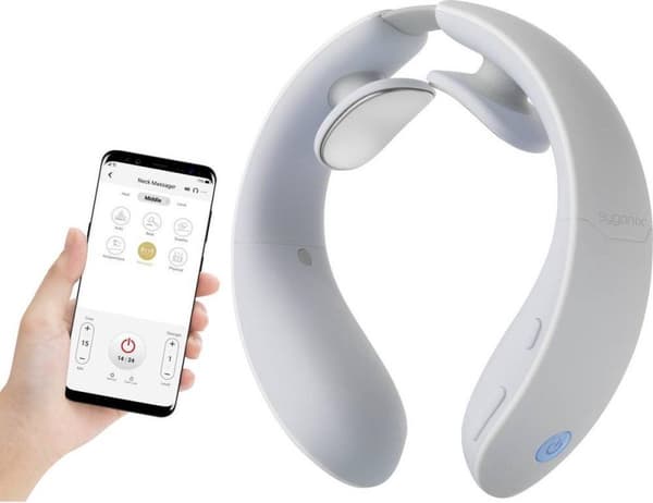 Sygonix Nackkudde med vibration Vit