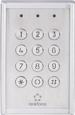 Renkforce 751624 overflademonteret kodelås IP65 med oplyst tastatur