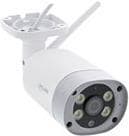 INLINE SmartHome HD - Verkkovalvontakamera - ulkona - pöly-/vesitiivis - väri (päivä&yö) - 1920 x 1080 - kiinteä polttoväli - langaton - Wi-Fi - H.264 Hopea, Valkoinen
