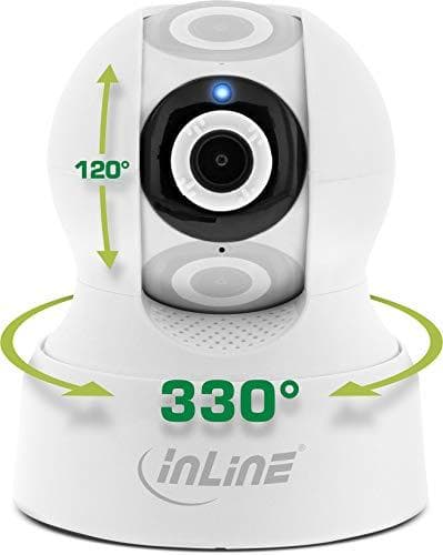 InLine SmartHome indendørskamera - IP-sikkerhedskamera - Indendørs - Kablet og trådløst - 45 m - Internt - Revolver (40156)