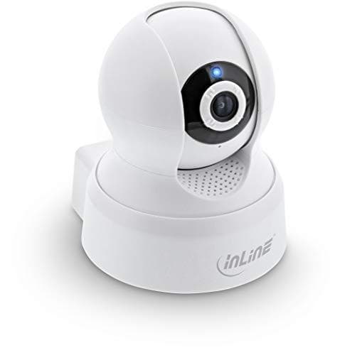 InLine SmartHome inomhuskamera - IP-säkerhetskamera - Inomhus - Trådbunden och trådlös - 45 m - Intern - Torn (40156) Vit