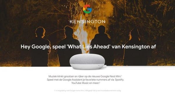 Google Nest Mini - Smart Speaker / Grå / Holländska
