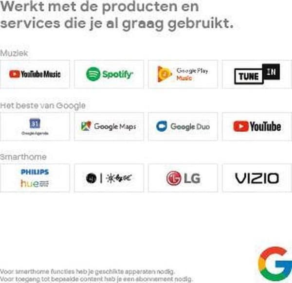 Google Nest Mini - Smart Speaker / Grå / Holländska