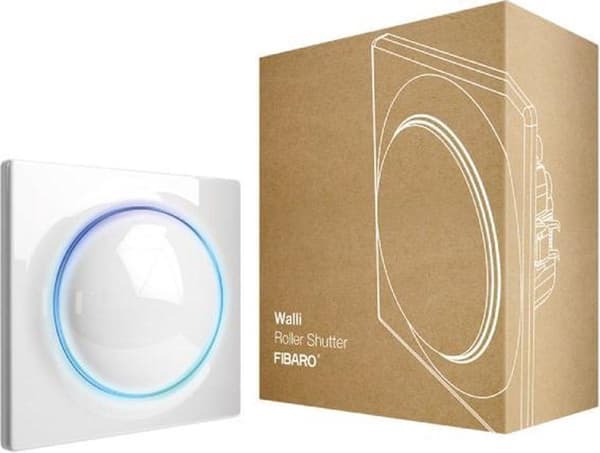 FIBARO Walli Rulleskodder - Smart Rulleskodder - Fungerer med FIBARO Home Centers, Homey og andre Z-Wave controllere