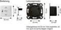 Miniatyrbillede 3 af 3: Somfy 1811404 Vægafbryder IP30 868 MHz