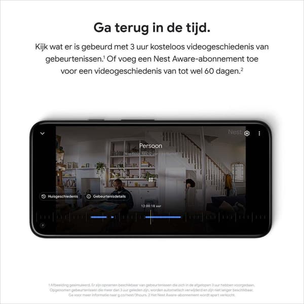 Google Nest Cam – langallinen – sisäkäyttöön