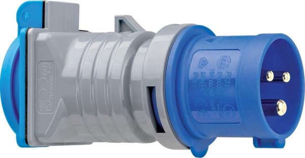 Brennenstuhl Camping virtalähde CEE 3-pin 16A - Schuko CEE 7/7