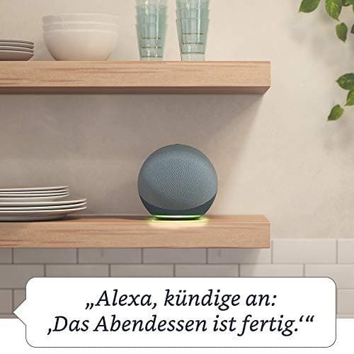 Amazon Echo (4tn Generation) - smart högtalare - Bluetooth, Wi-Fi - appkontrollerad - tvåvägs - blågrå