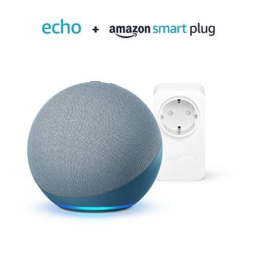 Amazon Echo (4tn Generation) - smart högtalare - Bluetooth, Wi-Fi - appkontrollerad - tvåvägs - blågrå