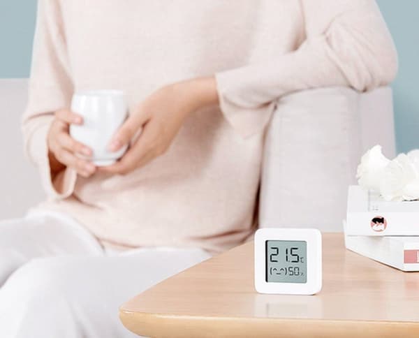 Xiaomi Mi temperatur- og fugtighedsmonitor 2 hvid