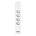 Miniatyrbild 2 av 3: Hama WLAN-kontaktuttag 4-vägs, utan hubb, individuellt omkopplingsbar, 4-vägs USB