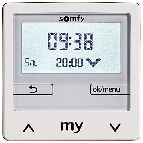 Somfy Chronis Smoove IB+ 1805284 Pure White o. Frame Timer til installation af switch-programmer 3660849544447