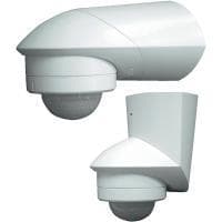 Grothe 94531 bevægelsesdetektor 240° hvid hvid detektionsvinkel 240° skiftekontakt type relæ IP55 (94531)