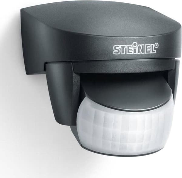 Steinel 140-2 LED PIR Bevægelsesdetektor/Sensor - Vægbelagt - Vandtæt IP54 - Sort