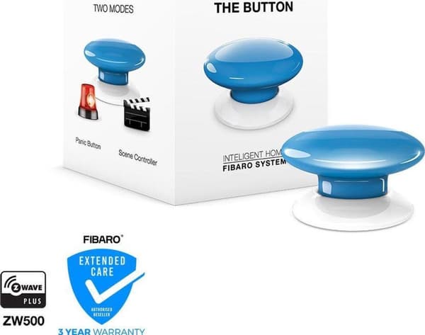 FIBARO Knappen - Scene switch - Blå