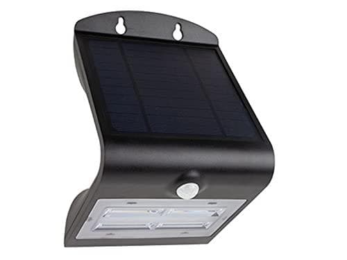 REV Solar LED-perhonen liiketunnistimella 3,2W musta