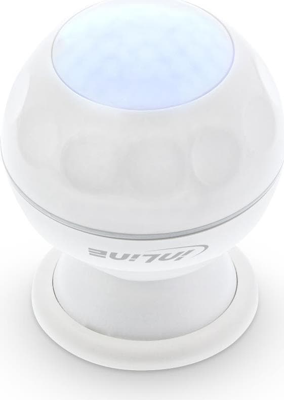 InLine SmartHome - bevægelsessensor - trådløs - 802.11b/g/n - 2,4 Ghz - hvid (40153)