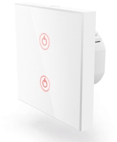 Hama Wifi kosketusseinäkytkin - Kytkin - Upotettu - Valkoinen