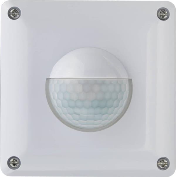 Sygonix SY-4755364 PIR bevægelsesdetektor Væg, Flush mount 190 ° Triac Hvid IP65