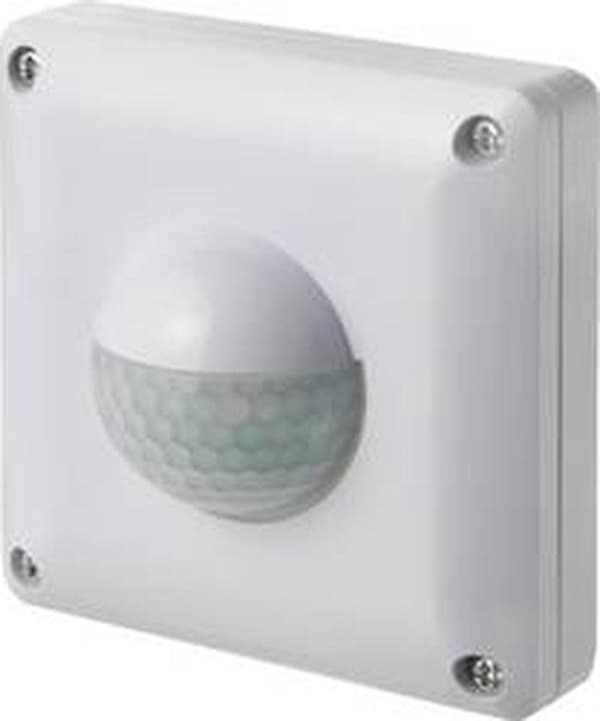 Sygonix SY-4755364 PIR bevægelsesdetektor Væg, Flush mount 190 ° Triac Hvid IP65