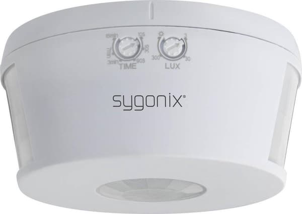Sygonix SY-4755358 PIR-liiketunnistin Katto 360 ° Rele Valkoinen