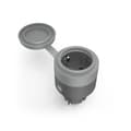 Miniatyrbillede 2 af 4: Hama WLAN-stik udendørs uden hub, stemme- og appstyring, 2.300W/10A, størrelse (00176624)