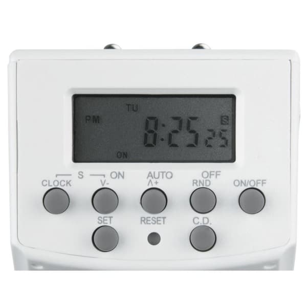 Hama Mini digital ugentlig timer, nøjagtig til minuttet, 20 programmer, hvid (00223306)