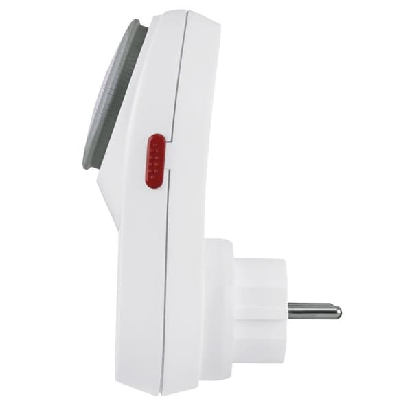 Hama Curved mekanisk timer til indendørs, 15-minutters intervaller, hvid (00223302)