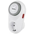 Miniatyrbillede 1 af 5: Hama Curved mekanisk timer til indendørs, 15-minutters intervaller, hvid (00223302)