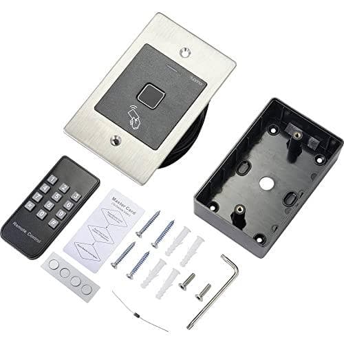 Sygonix SY-4760958 Fingeraftryk/RFID-adgangssystem planmonteret 12 V/DC, 18 V/DC IP66 (SY-4760958)