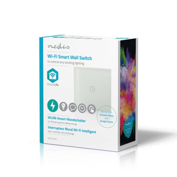Nedis WIFIWS10WT Wi-fi Smart Light Switch Enkelt