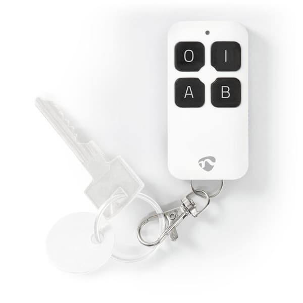 Nedis ZBRC10WT Smart fjärrkontroll Zigbee 4 knappar inklusive batteri vit