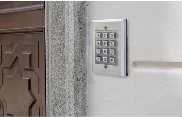 Sygonix kodelås overflademonteret, planmonteret IP65 med oplyst tastatur