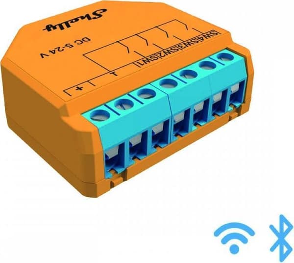Home Shelly Relay "Plus i4 DC" WLAN Scene Activator BT (Shelly_Plus_i4_DC)