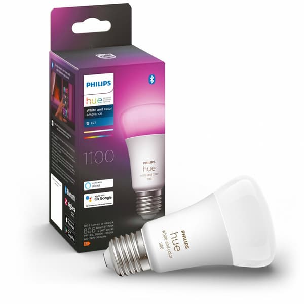 Philips Hue White och Color Ambiance A60 – E27 smart ljuskälla – 1100