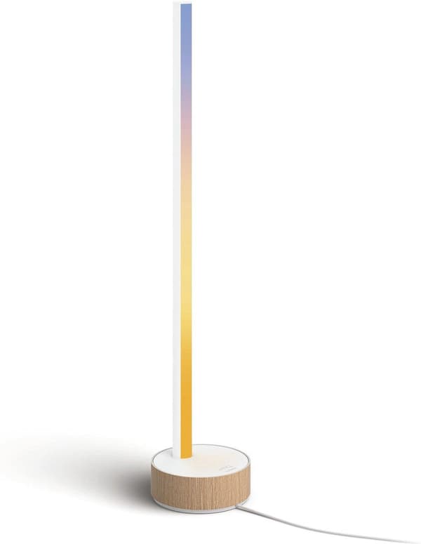 Philips Hue Valkoinen ja värillinen tunnelma Hue Gradient Signe Pöytävalaisin - Älykäs pöytälamppu - Valkoinen - LED - Ei-vaihdettava hehkulamppu (lam