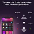 Pikkukuva 8 / 11: Philips Hue Valkoinen ja värillinen tunnelma Hue Gradient Signe Pöytävalaisin - Älykäs pöytälamppu - Valkoinen - LED - Ei-vaihdettava hehkulamppu (lam