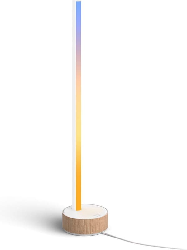 Philips Hue Valkoinen ja värillinen tunnelma Hue Gradient Signe Pöytävalaisin - Älykäs pöytälamppu - Valkoinen - LED - Ei-vaihdettava hehkulamppu (lam